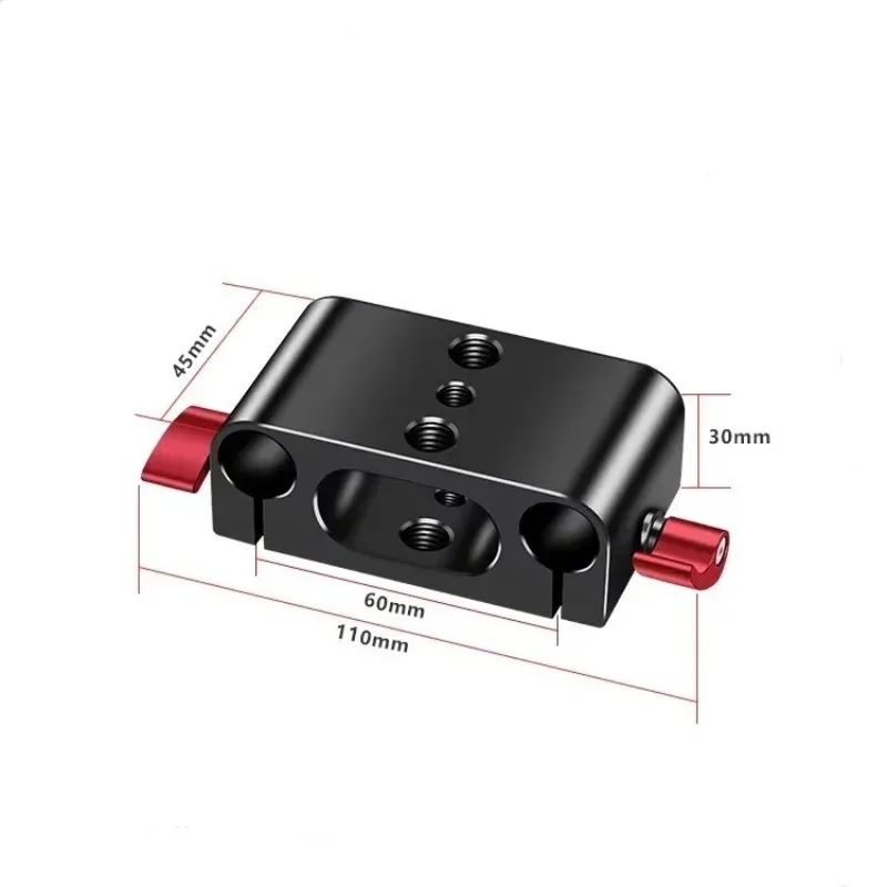 Suitable for Double 15mm Rod Clamp Holder with 1/4
