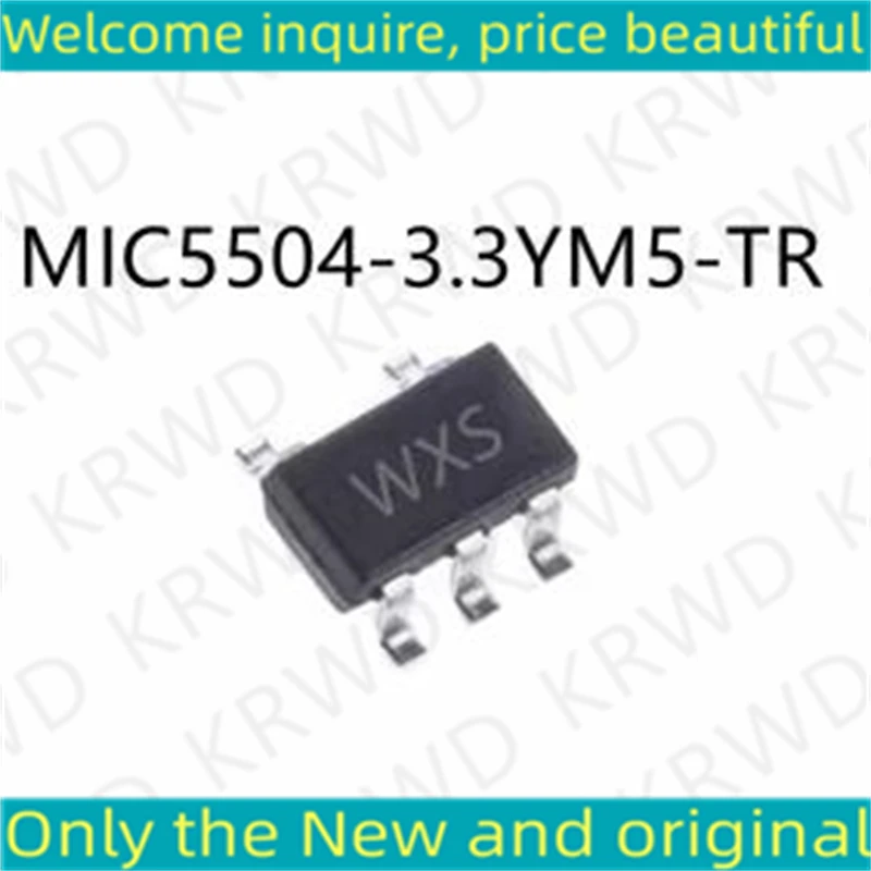 30PCS   WXS New and Original IC Chip MIC5504-3.3YM5-TR MIC5504-3.3YM5 MIC5504-3.3 SOT23-6