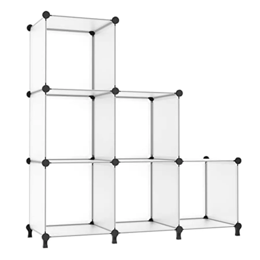 DIY Stackable 6 Cube Closet Organizer Shelves