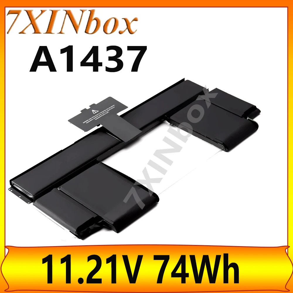 7XINbox A1437 11.21V 74Wh Laptop Battery For Apple MacBook Pro 13.3
