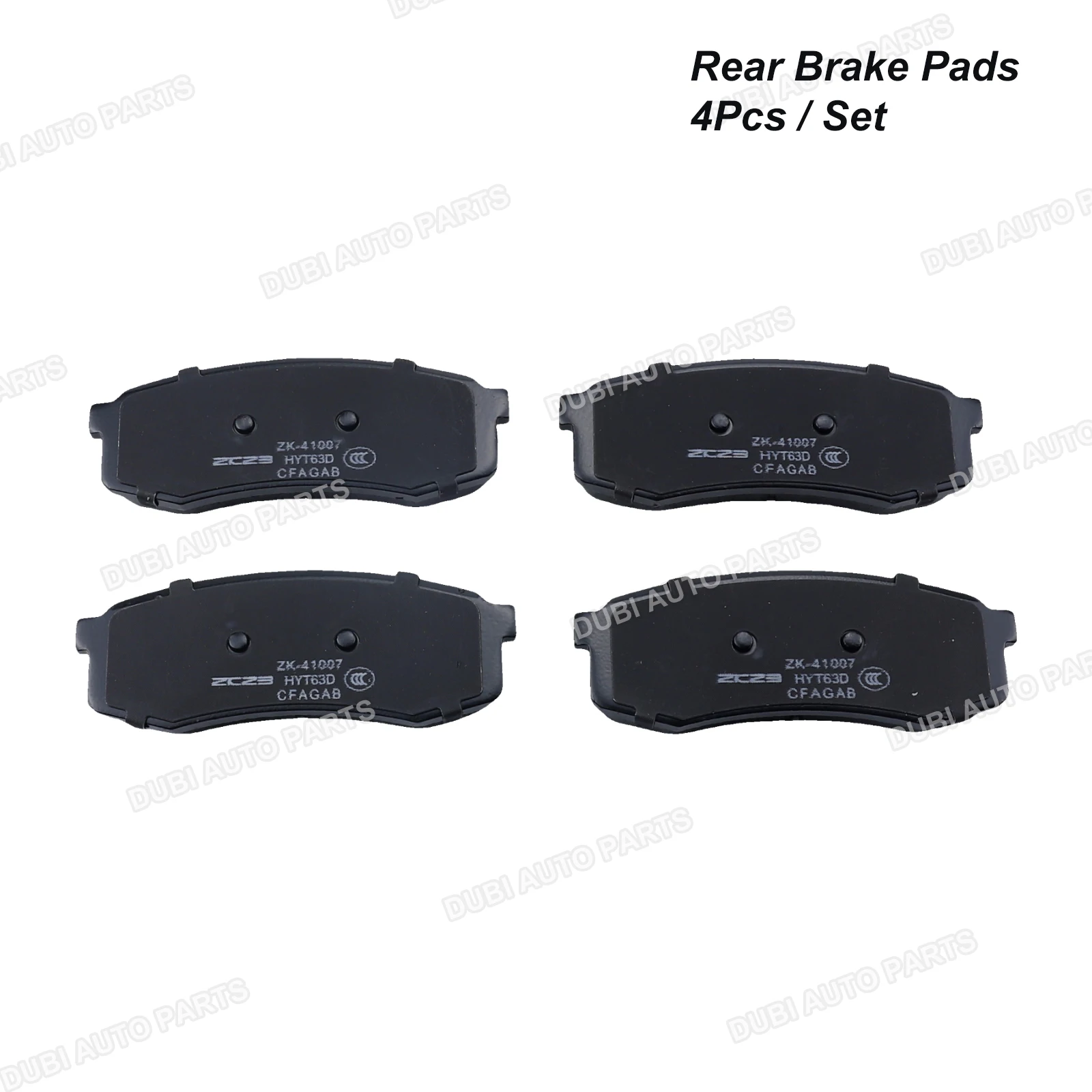 Pastillas de freno traseras para DONGFENG FORTHING CM7 M7 LANDWIND X8 SAIC MAXUS V80 JMC YUHU 3501A00U193011 C00013531 accesorios de cerámica
