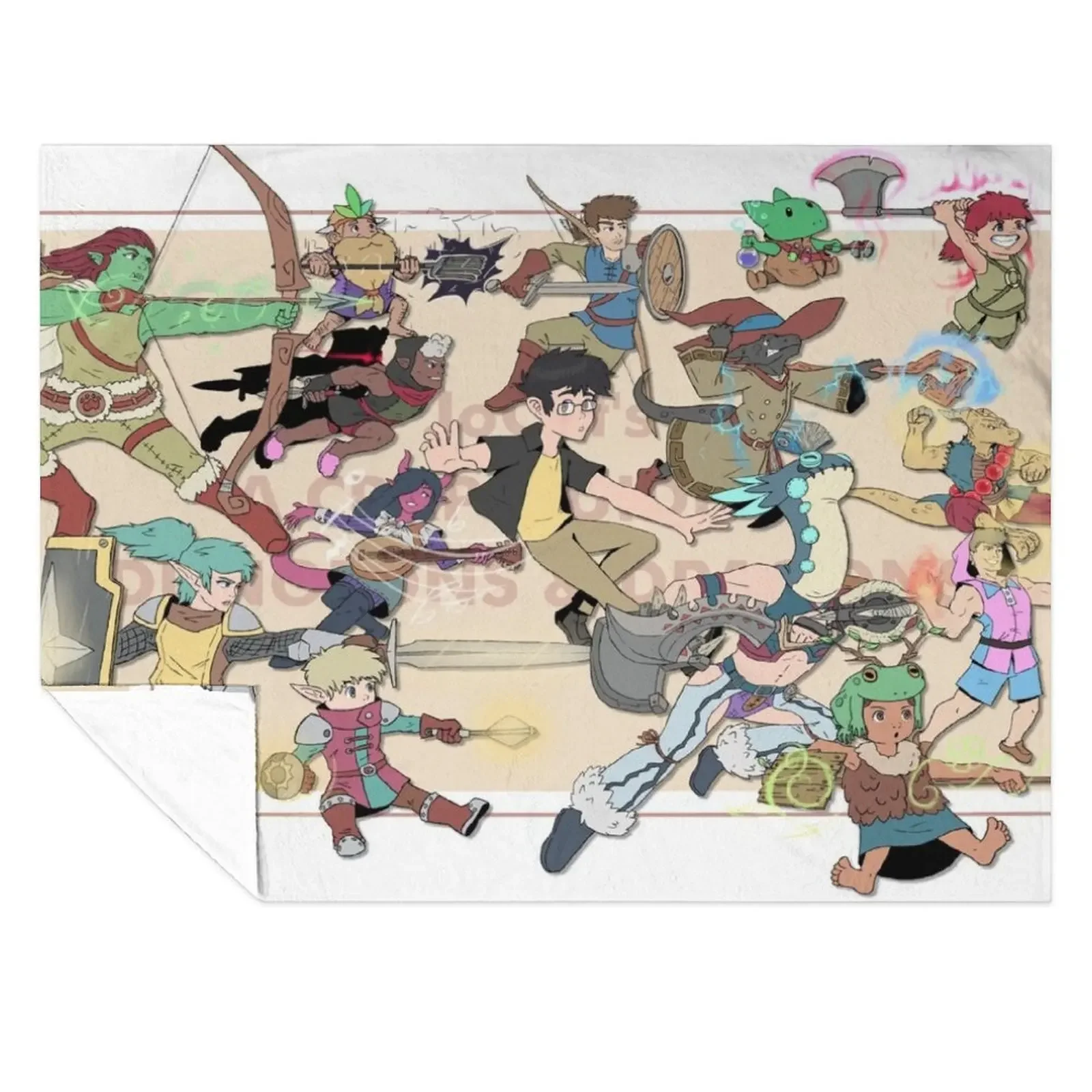 

JoCat - A Crap Guide to D&D Poster Throw Blanket Loose for babies Heavy Baby Blankets