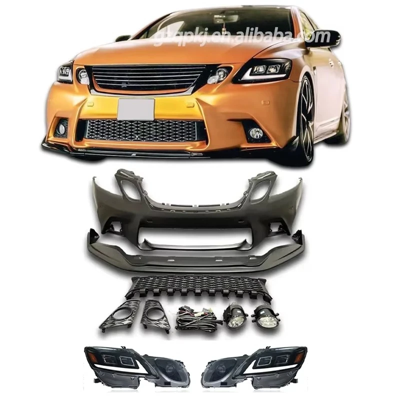 

For 2004-2011 Lexus GS300 GS350 GS430 Upgrade New Front Bumper Grille Headlight GS Body Kit