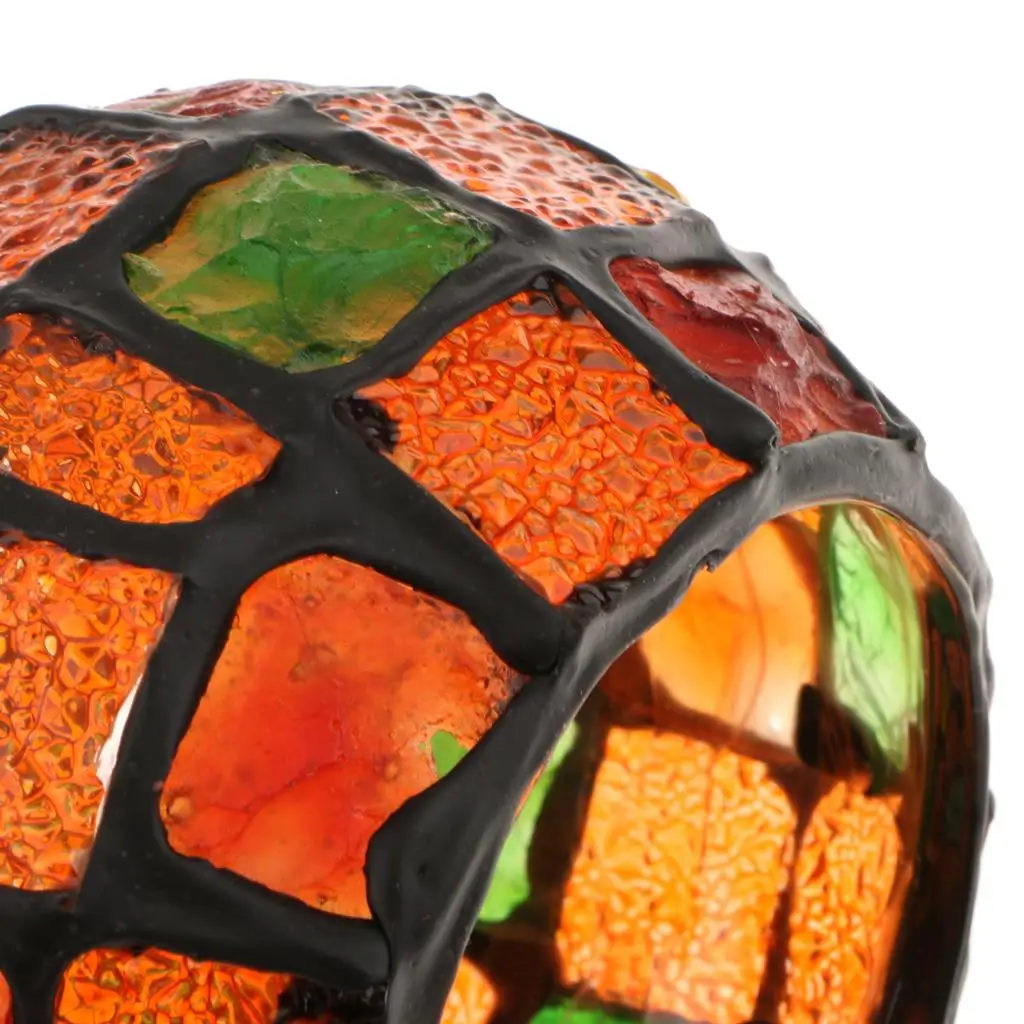 Retro Mosaic Lamp Shade Glass Ceiling Light Cover Pendant Hanging Shade for Living Room Kitchen Corridor Bar E