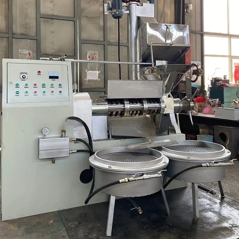 6YL-160WG Peanut Oil Press, Black Seed Oil Maker, Industrial Sunflower Oil Press, Commercial