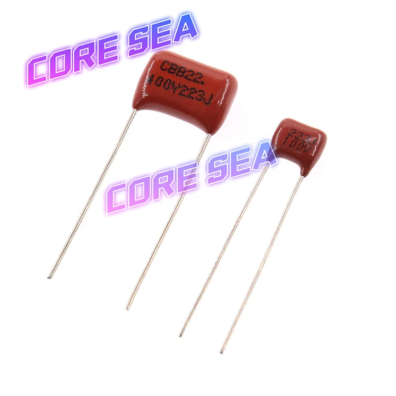 Metal film capacitor CBB capacitor 223J 22NF 0.022uf 100V 400V 630v pin pitch 10mm 20pcs