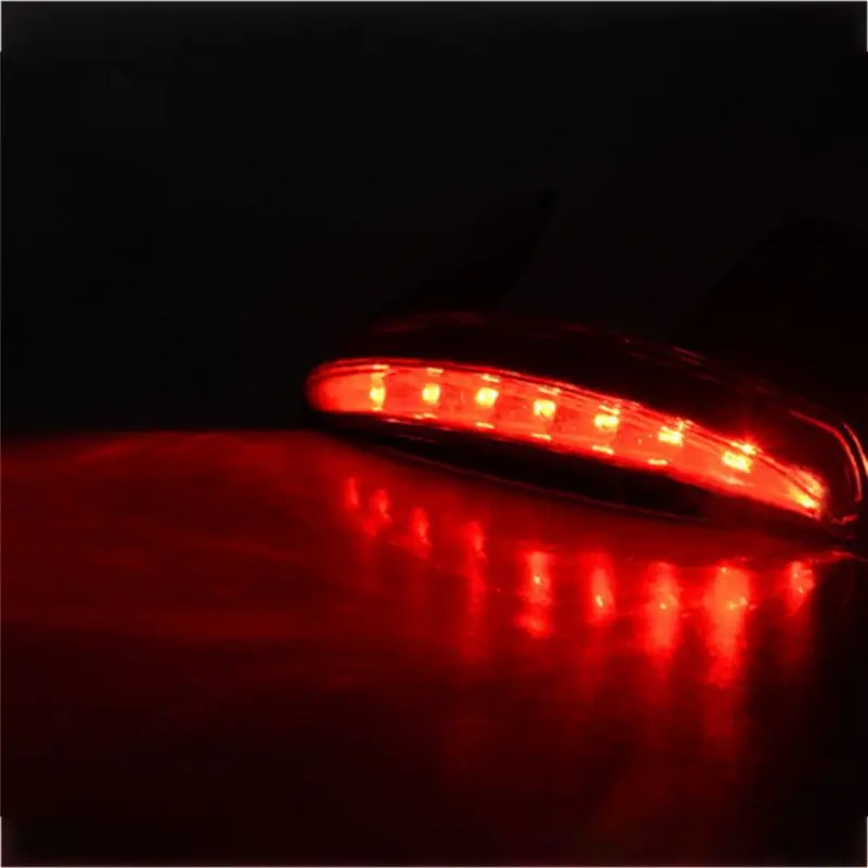 ABXV-For Sportster Iron 883 1200 Dyna XL883 Motorcycle Fender Taillight LED Brake Running Light