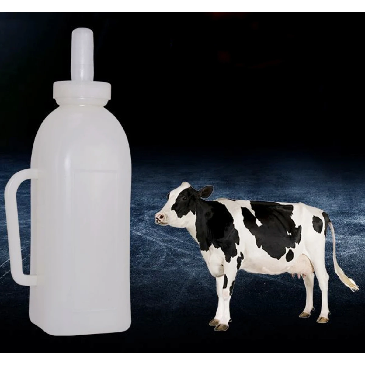 2L Lamb Milk Bottle with Nipple Calf Donkey Animal Veterinary Feeding Artifact Cow Sheep Milk Pot Farm Animal Feeding Tool 1Pc view 6