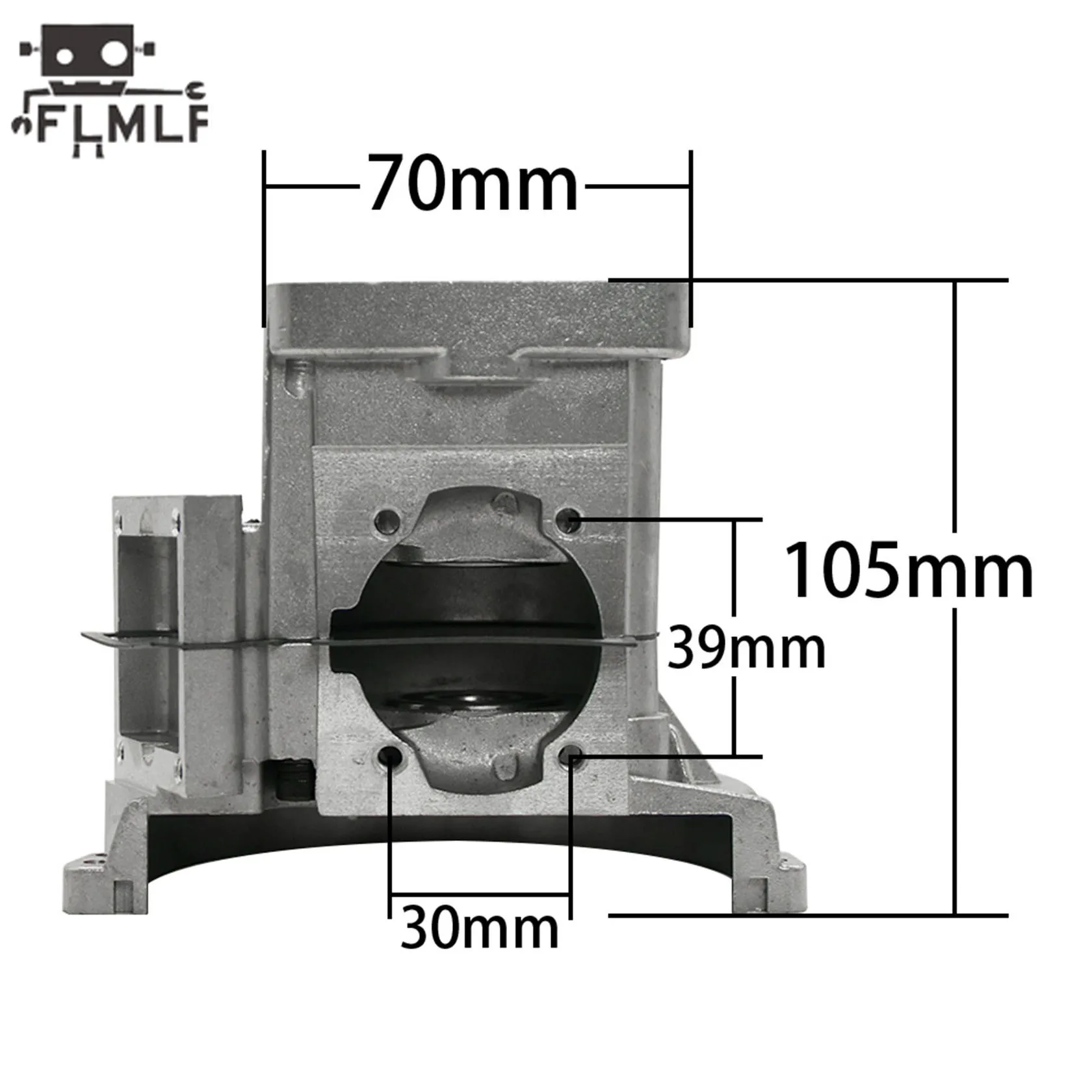 FLMLF-Cárter do motor para carro de RC, PRO Reed Case, 1/5 Hpi Rofun Km Rovan Baja Losi 5ive-T DBXL FG GoPed Redcat