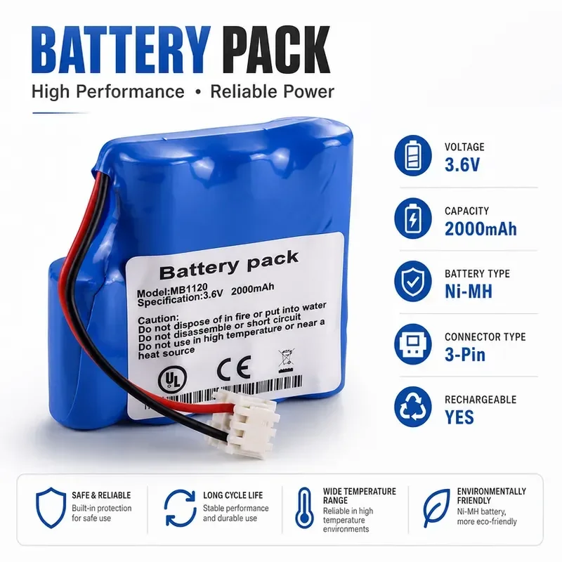 [NEW]  Compact Battery for Braun MB1120 3 N600AAK Syringe Pump Replacement Power Supply Compatible with Medical Infusion Device