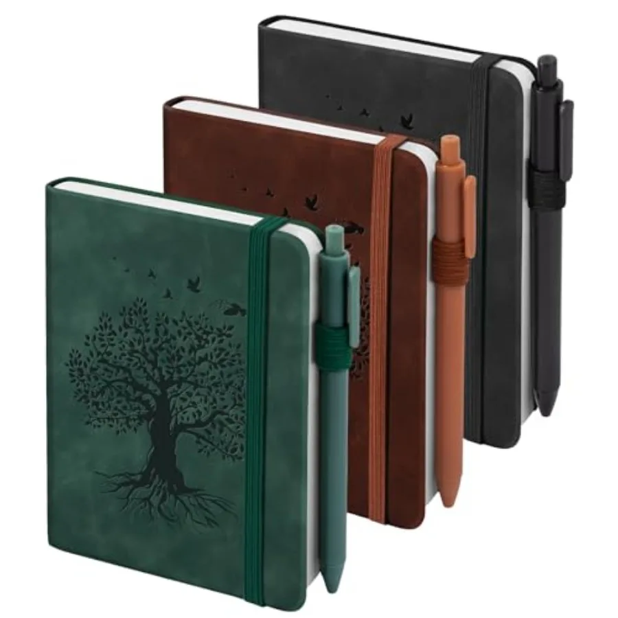 3 Pack Pocket Journaling Notebooks, A6 Small Notebook Total 60 Pages Journaling Notebooks For Note Taking Journals For Writing