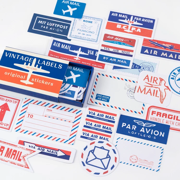 60 stks Vintage stickers in dozen memo decoraties handgemaakte DIY labels plakboek materialen briefpapier decoraties