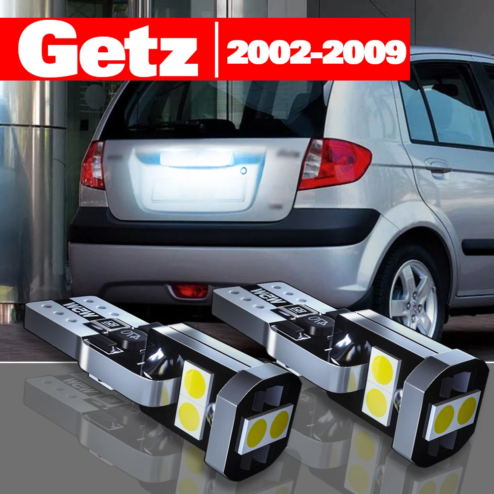 

For Hyundai Getz 2002-2009 Accessories 2pcs LED License Plate Light 2003 2004 2005 2006 2007 2008