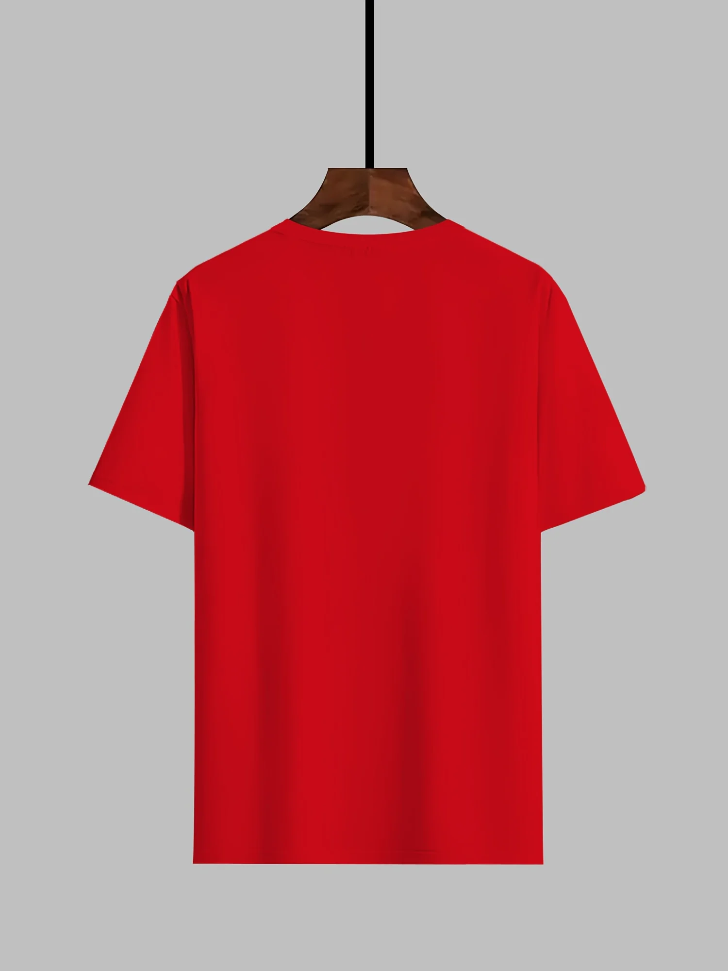Lustiges 3D-T-Shirt für Herren mit Handgreif-Bauch-Print, Rot, Neuheit, Humor, Hip-Hop, Rundhalsausschnitt, Kurzarm-Oberteil – Detail 4