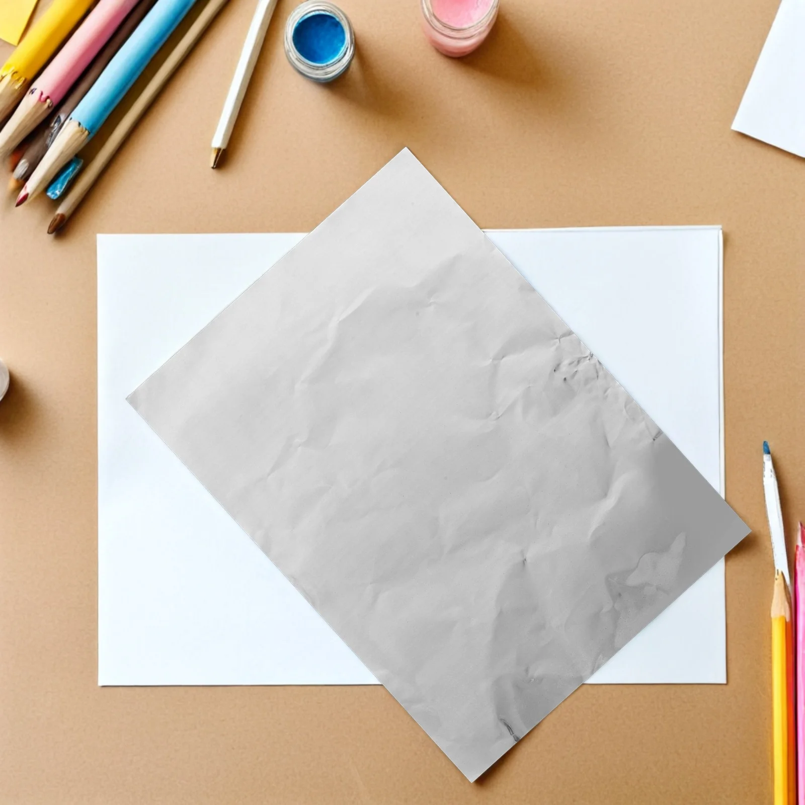 

1Set Gold Foil Sheets Metallic Foil Paper Thick for DIY Crafts Resin Art Scrapbooking Holiday Decorations Artistic