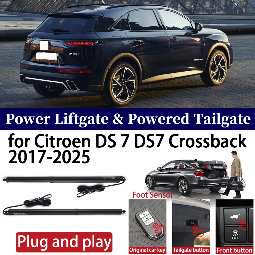 

for Citroen DS 7 DS7 Crossback 2017-2025 Car Auto Power Electric Tailgate Liftgate Lift Trunk Closer System Boot Lift Motor Kit