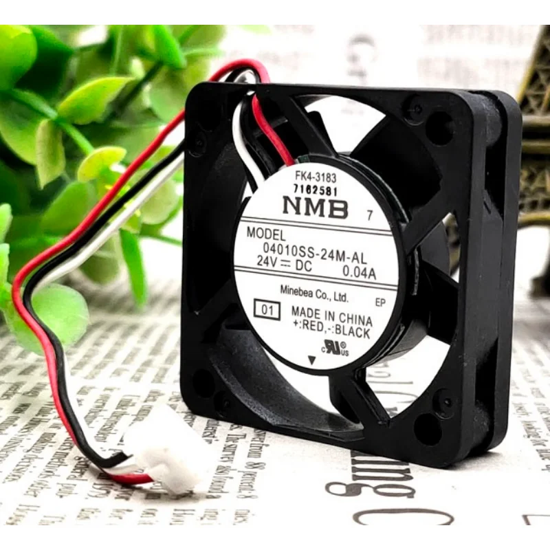 NEW Cooling Fan For NMB FK4-3183 04010SS-24M-AL 24V 0.04A Converter Shutdown Alarm Fan 40*40*10mm