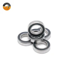 6801RS Bearing ABEC-7 12x21x5 mm Thin Section 6801-2RS Ball Bearings 61801 RS With Black Sealed L-2112DD