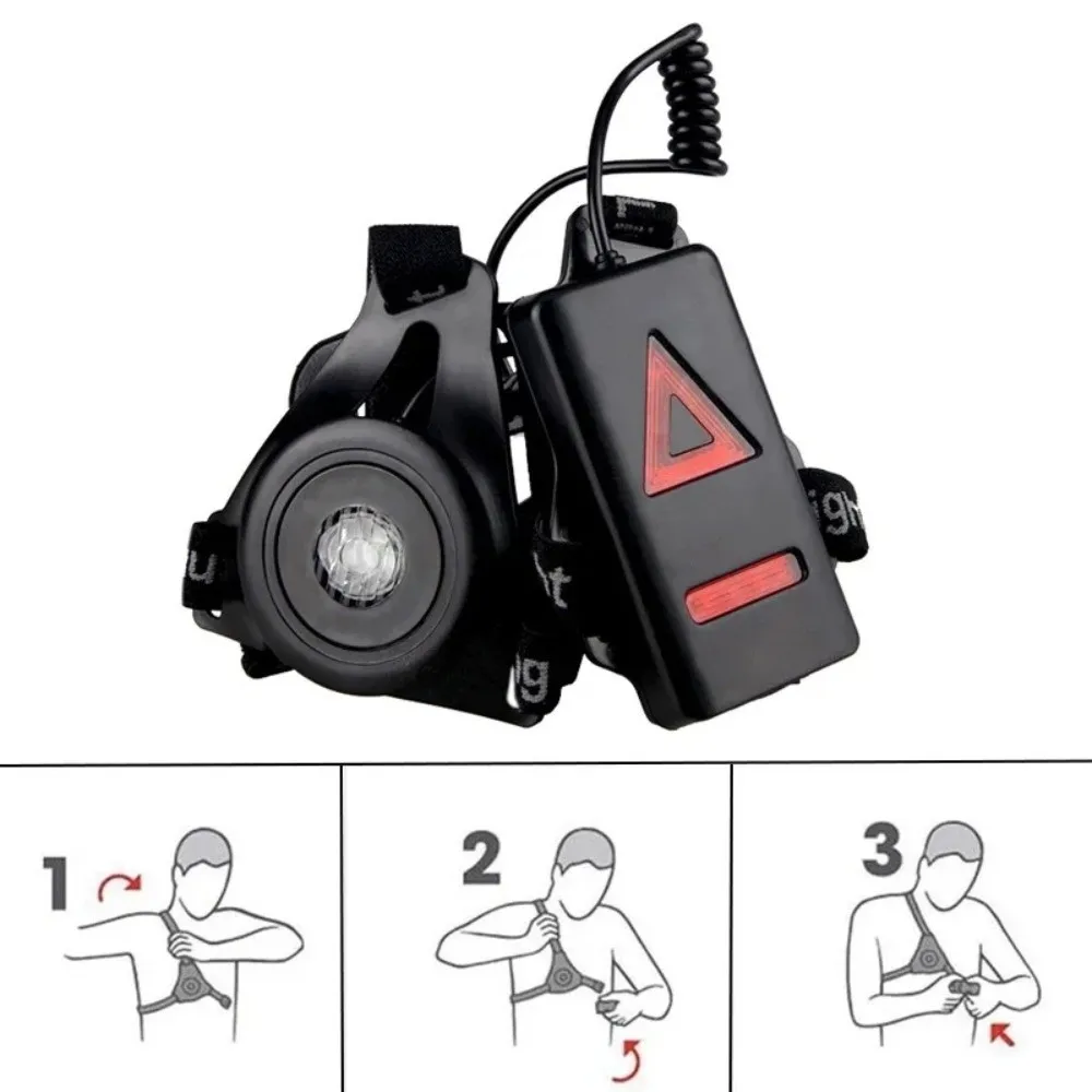 

Portable Rechargeable Chest Lamp Multi-Purpose Adjustable Head Flashlight Waterproof LED Light Camping Torch