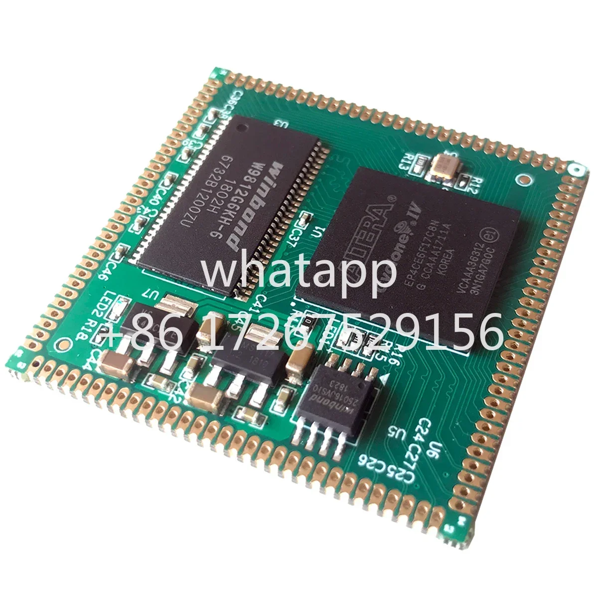 AC608 FPGA Industrial Stamp Hole Core Board Ep4ce22 Ce10 LVDS Nios