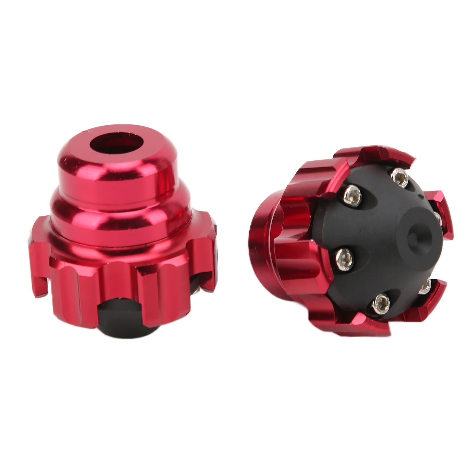 Fork Frame Slider  CNC Aluminum Alloy Simple Installation  Resistant Wheel Axle Protector for Motorbikes