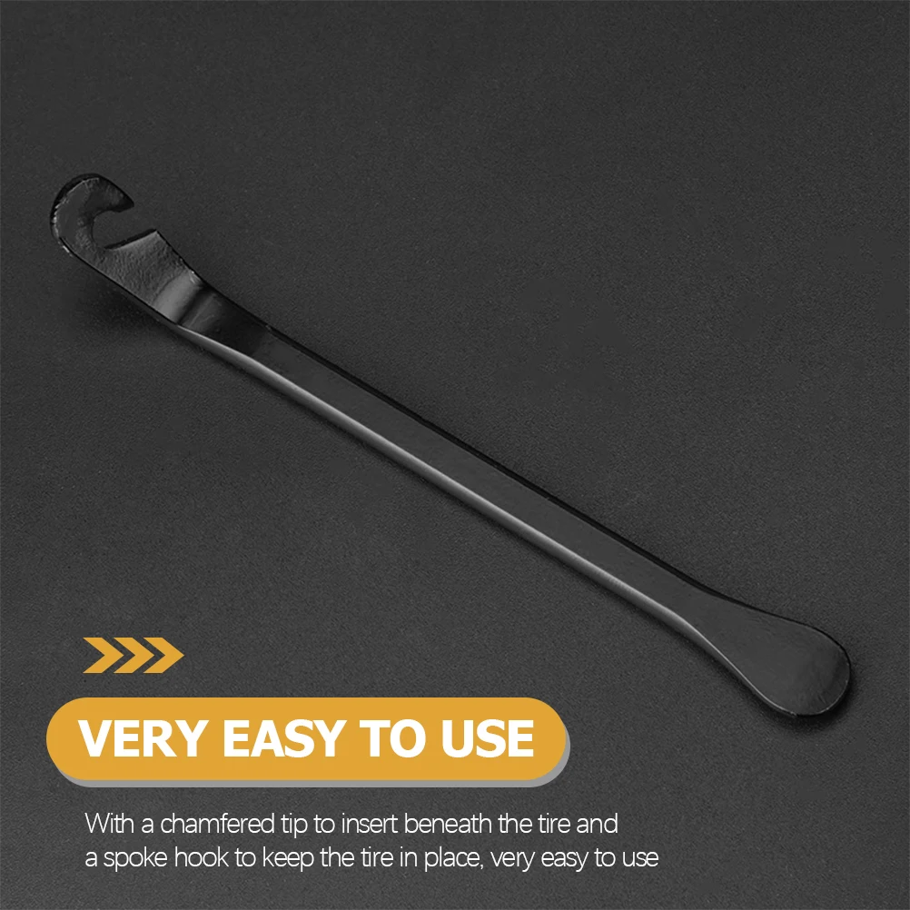 

4Pcs Tire Lever Tool Set Strong Corrosion Resistant Bike Repair Spoon Easy to Use with Spoke Hook for Road Mountain Bicycle