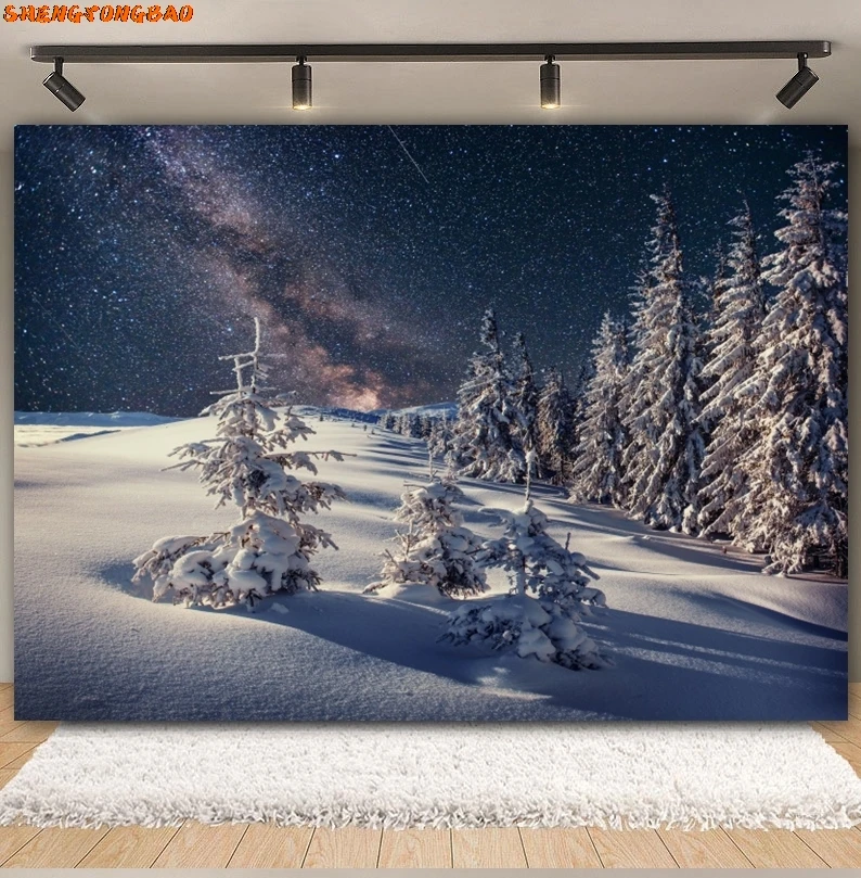 الشتاء الثلوج مشهد التصوير خلفية طبيعة الجبل المشهد عيد الميلاد شجرة صنوبر فلاش سلسلة خلفية الصورة استوديو الدعامة
