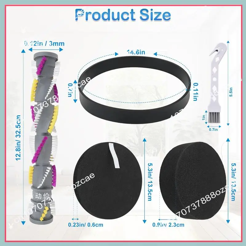 A26P เปลี่ยนสําหรับ Bissell Cleanview หมุน Crosswave สัตว์เลี้ยงสูญญากาศ 2252 2254 2486 2489 2488 2252 3197A 3198