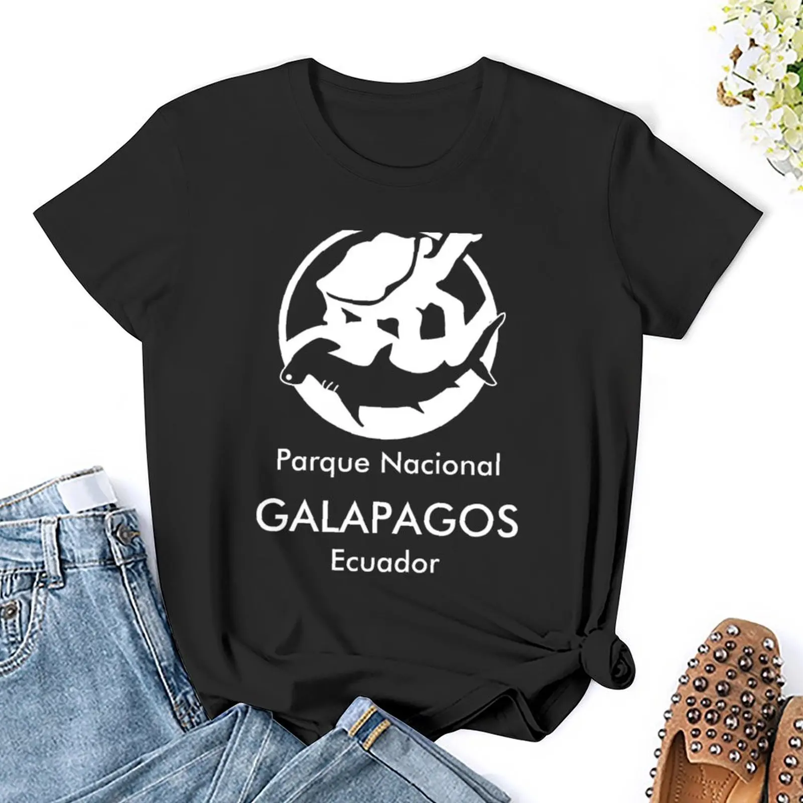 Galapagos Islands Trending T-Shirt para Mulheres, Funny Lady Clothes, Best Seller