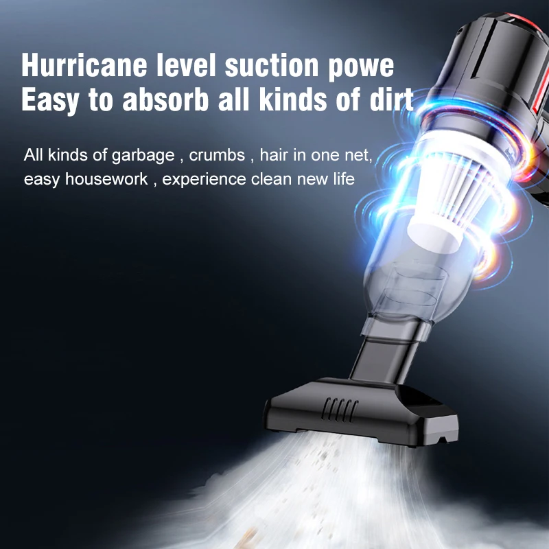 Draagbare Motor Stofzuiger Oplaadbare Automotive Draadloze Auto Thuis Handheld Stofzuiger Dual Gebruik Droge En Natte Reiniging