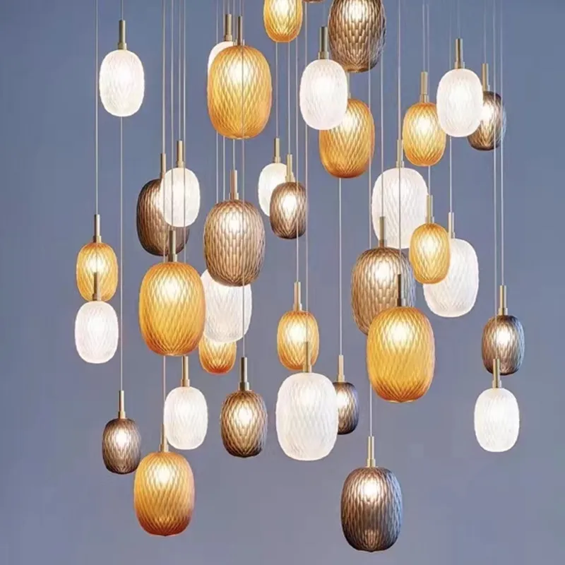 Netherlands Simplicity Glass Pendant Light For Bedroom Living Room/Corridor Home Decor
