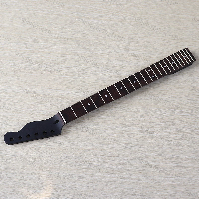 Electric Guitar Neck, Abalone Dot Inlay, Matte Finish TL ST Style Guitar Neck Bone Nut For DIY Replacement