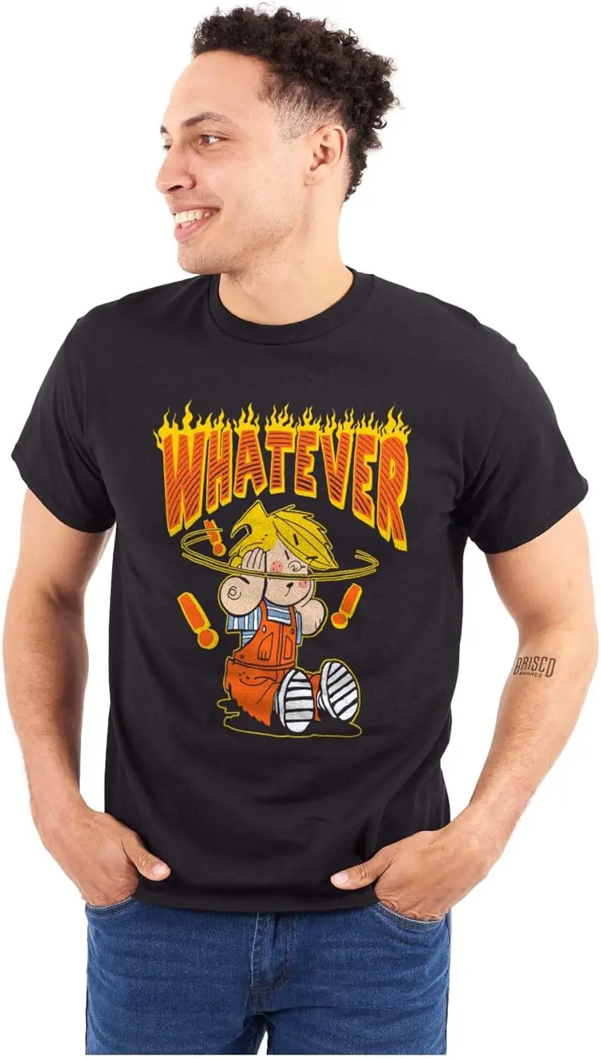 تي شيرت Brisco Brands Retro Dennis The Menace مهما كانت جرافيك للرجال والنساء