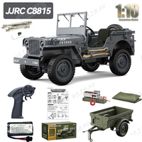 JJRC C8815 Rc Car 1:10 JEEP MB 2.4g 4wd RTR Crawler Climbing Scale Military Truck Offroad Vehicle Adult Toy Gift for Kids