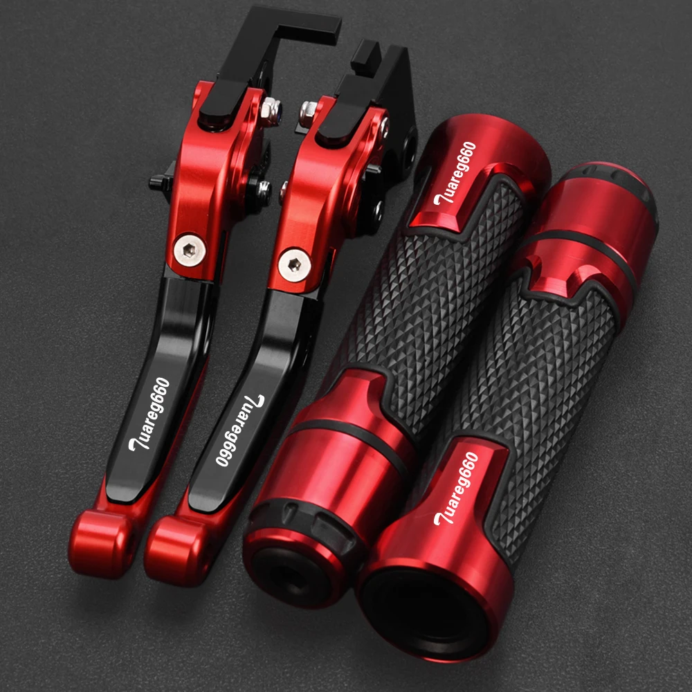 For Aprilia Tuareg660 Tuareg 660 2022-2024 Motorcycle Accessories Folding Brake Clutch Levers & 22MM Handle bar Handlebar grips