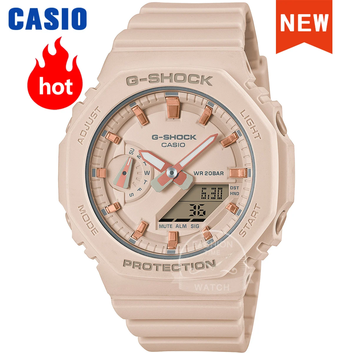 

Часы Casio для женщин Модные модели Водонепроницаемые спортивные многофункциональные электронные часы женские наручны