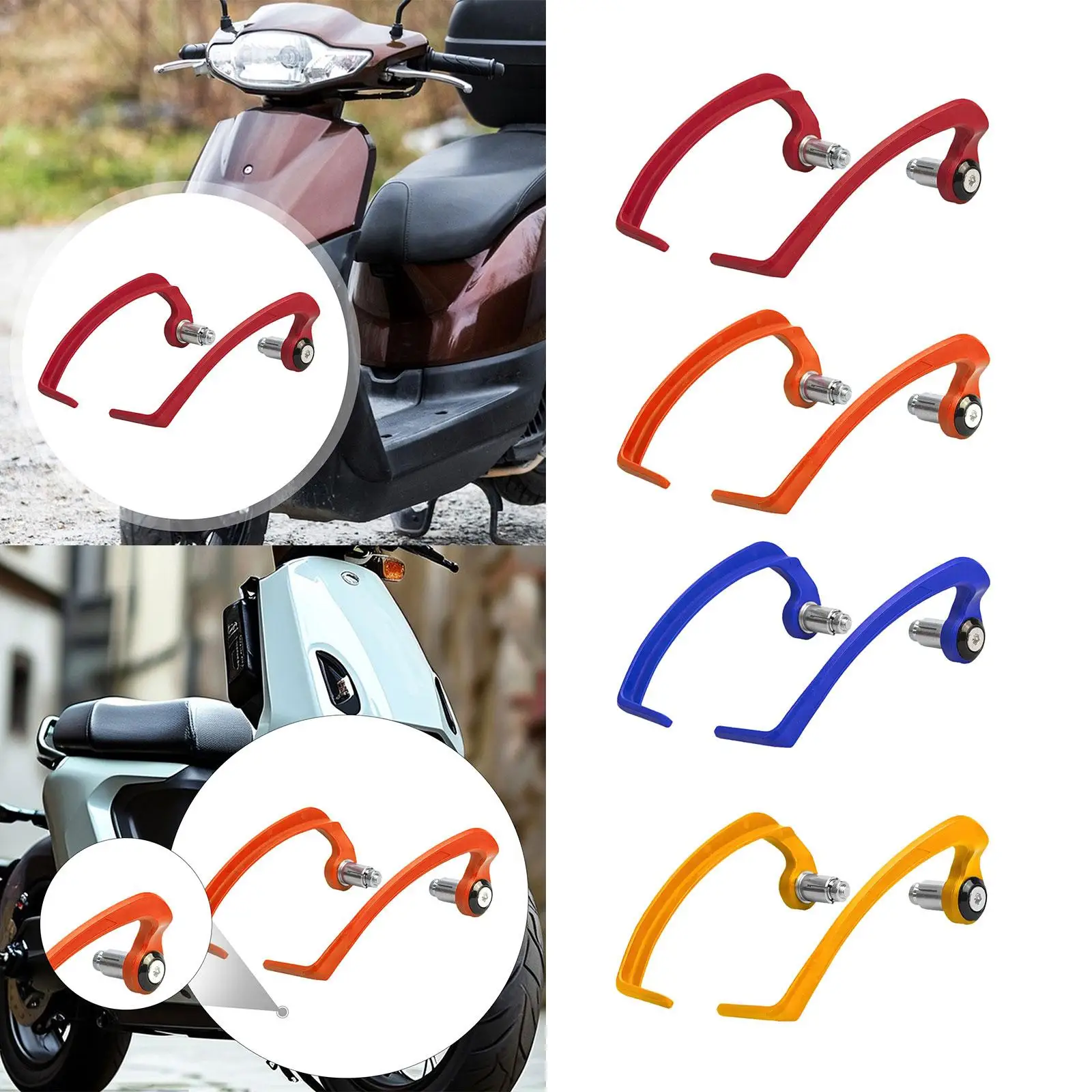 Universal Motorcycle Handguards 7 8 Inch Nylon Handlebar Protector Strong Protection for Motorcycle Accessory