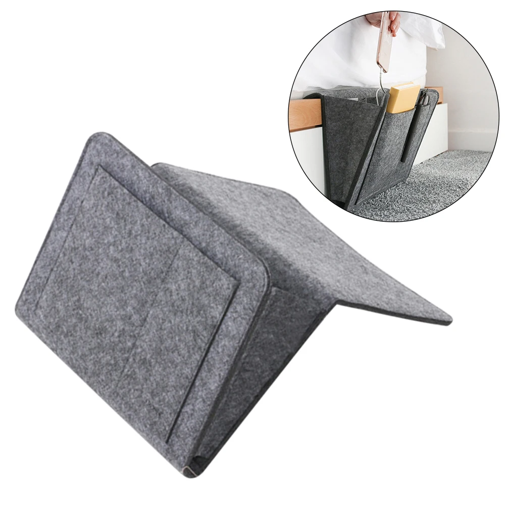 

Sofa Hanging Bag Bedside Dormitory Pocket Premium Felt Cloth Thicken Books Newspaper Magazines Storage Sundries Toys