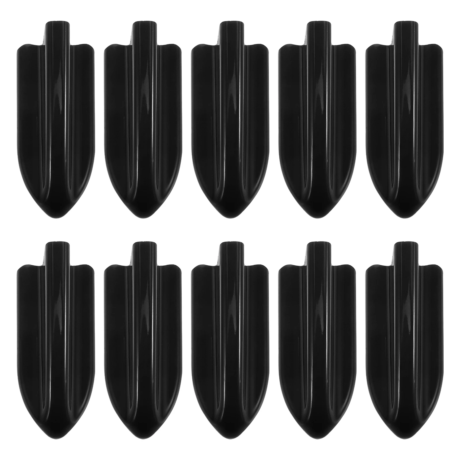 

10pcs Fin Antenna Car Decorative Aerial Radio Spoiler Trunk Lip Refit Plastic Universal Fit Enhanced Signal