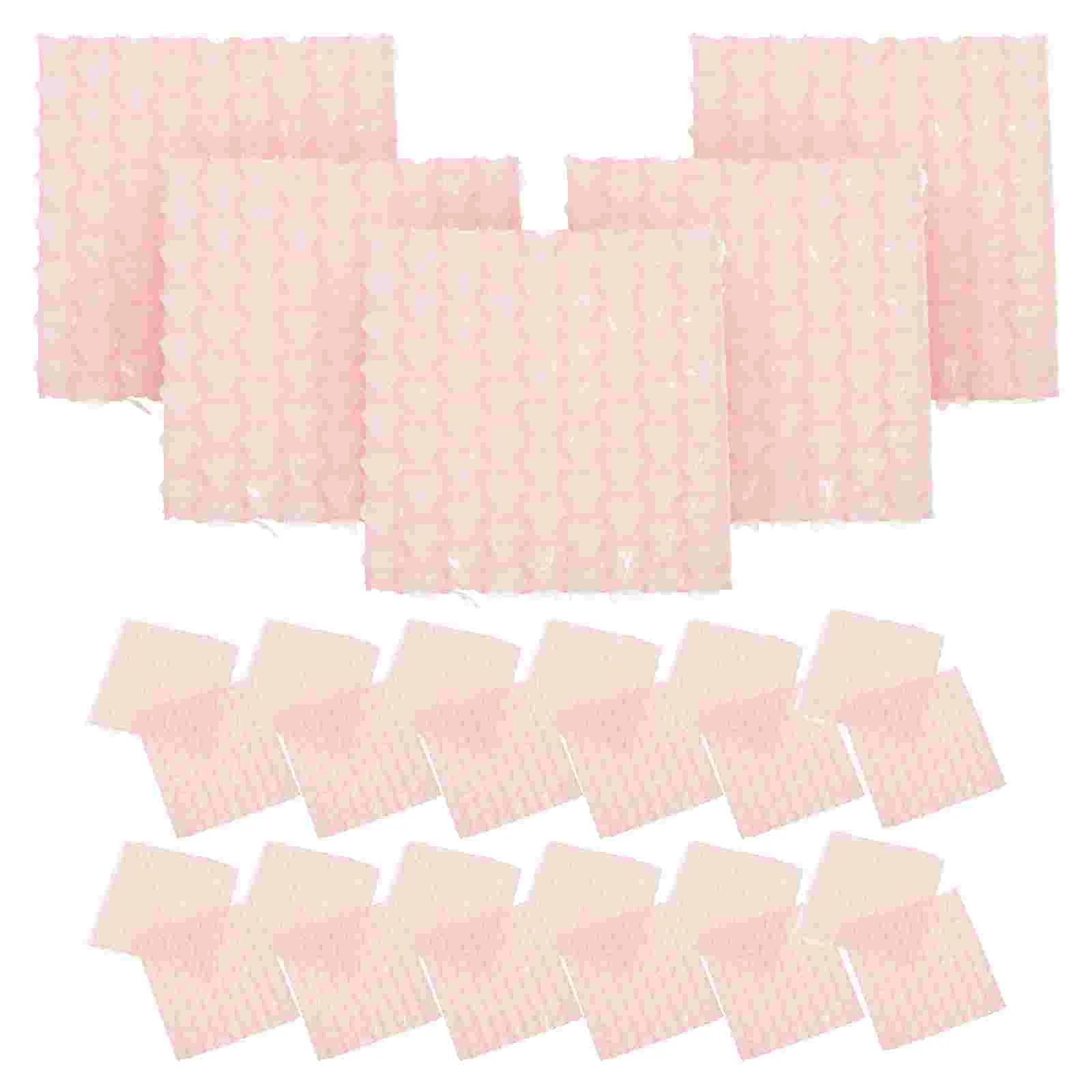 60 Pcs Double Walled Love Pouches Thicken Pink Plastic for Packaging