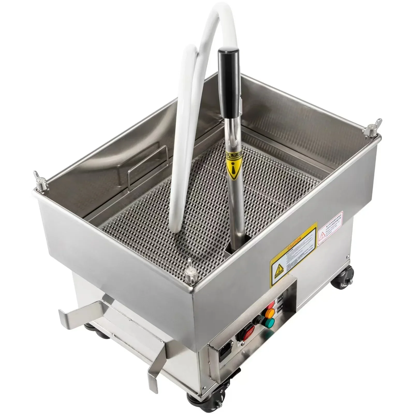 22 liter commercial mobile fryer filter with a capacity of 44 pounds/5.8 gallons