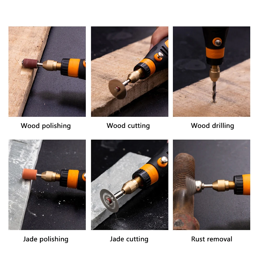 Mini Electric Drill Sanding & Polishing Electric Grinder Micro Chainsaw All-in-One Power Tools USB charging DIY Crafts