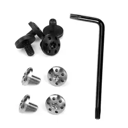 Piezas de herramientas de reparación para Beretta 92fs M9, Kit de llave Torx T8 de 1 piezas + 4 empuñaduras de mango de acero inoxidable CNC, tornillos de repuesto