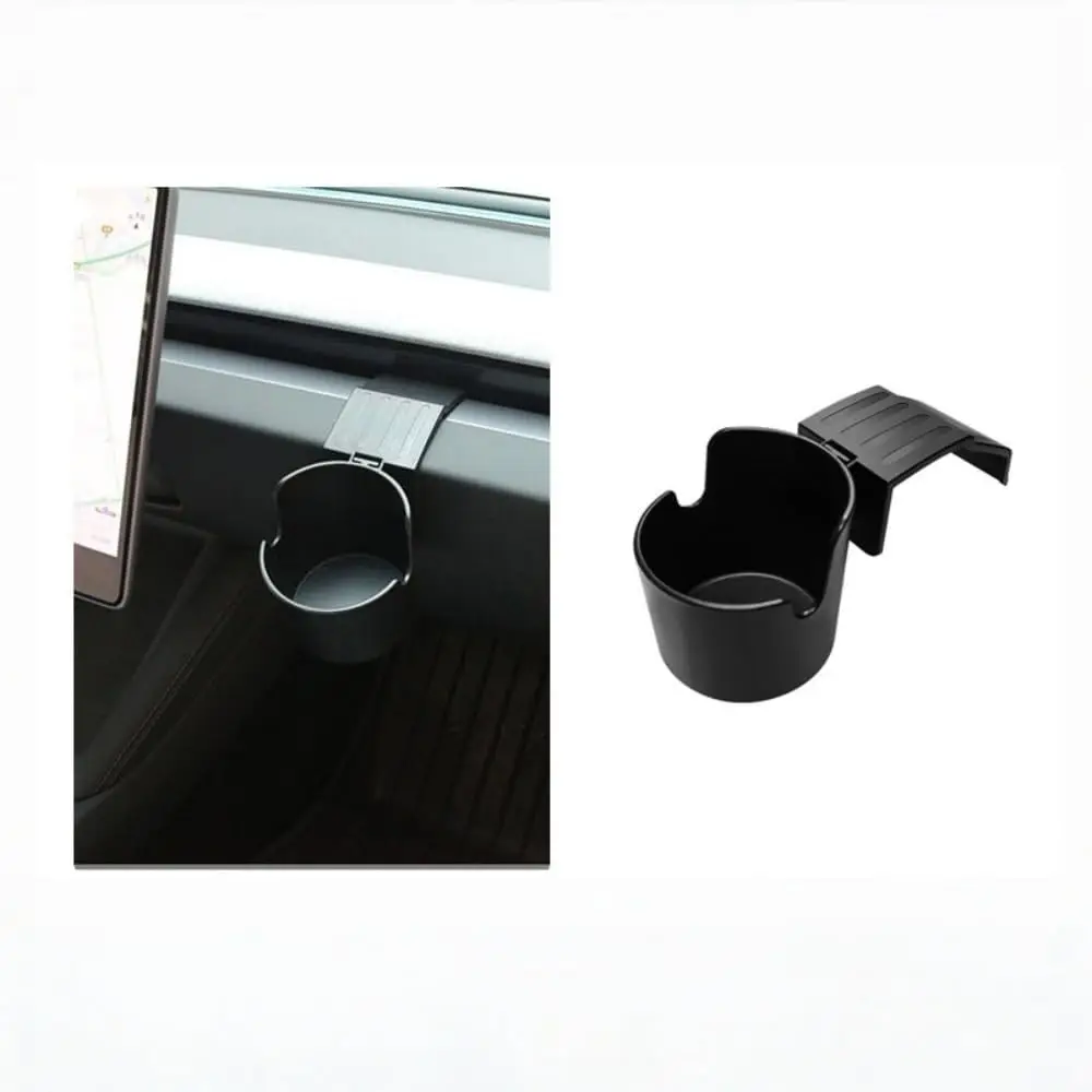 

For Tesla Model 3 Highland 24-26 Model YJuniper 25-26 Dashboard Water Cup Holder Instrument Panel Organizer Interior Accessories
