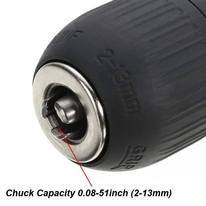 Keyless Drilling Chuck 2-13mm Converter 1/2\