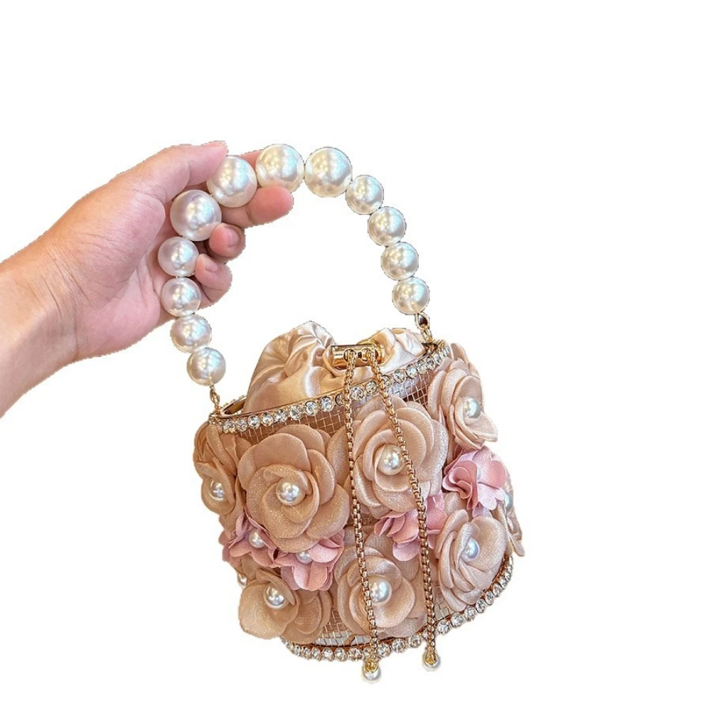 Flower Handbag Elegant Women's Bag Versatile Flower Chain Messenger Bag - New Style Exquisite Popular Handbag for Women