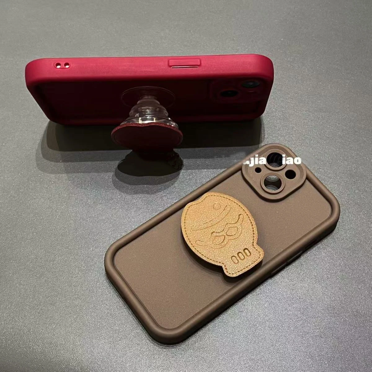 ل ممن لهم رينو 14 حالة ممن لهم رينو 14 برو لطيف ثلاثية الأبعاد Taiyaki الأسماك حامل حامل أفخم سوار جراب هاتف ممن لهم رينو 14F غطاء