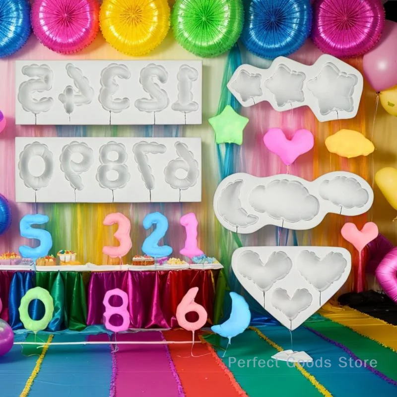 

Number Lollipop Silicone Sugarcraft Mold Resin Tools Cupcake Fondant Cake Decorating Tools