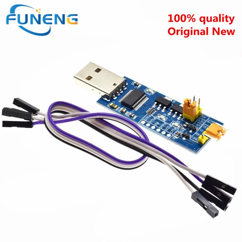 FT232RL serial port module USB to TTL serial port small board 5V 3.3V 1.8V level Download the burn line