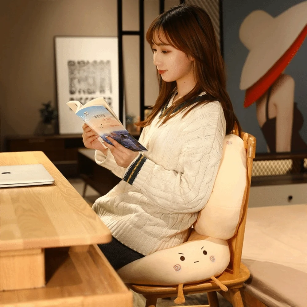 Cute PP Cotton Bread Seat Cushion Thickened Soft Doughnut Office Sitting Mat Round Beathable Chair Cushion Tatami